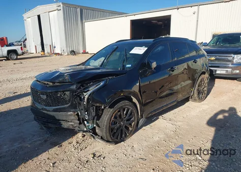 2022 Cadillac Xt4 Fwd Sport из США, поврежденный, VIN 1GYFZER47NF104583